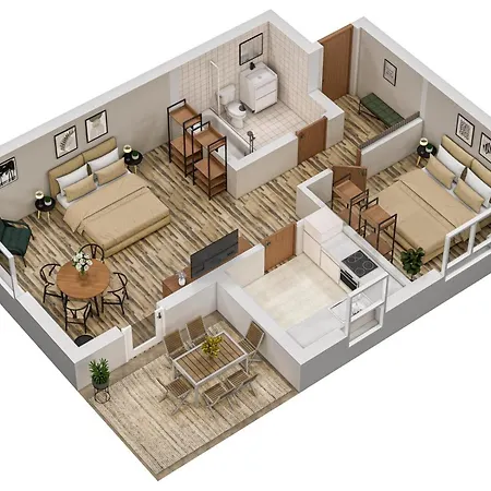 C&s Living I Terrasse I Küche I Parkplatz Apartment